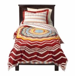 Missoni Red Medallion Comforter & Sham